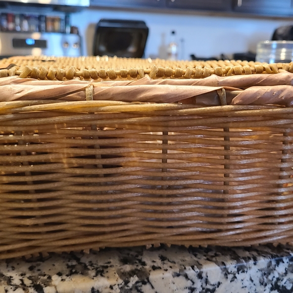 Rattan luggage/picnic basket - Picture 9 of 9